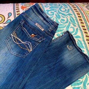 Bootcut jeans, size 30.
